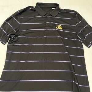 LSU golf polo
